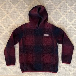 Vineyard Vines plaid fleece hoodie